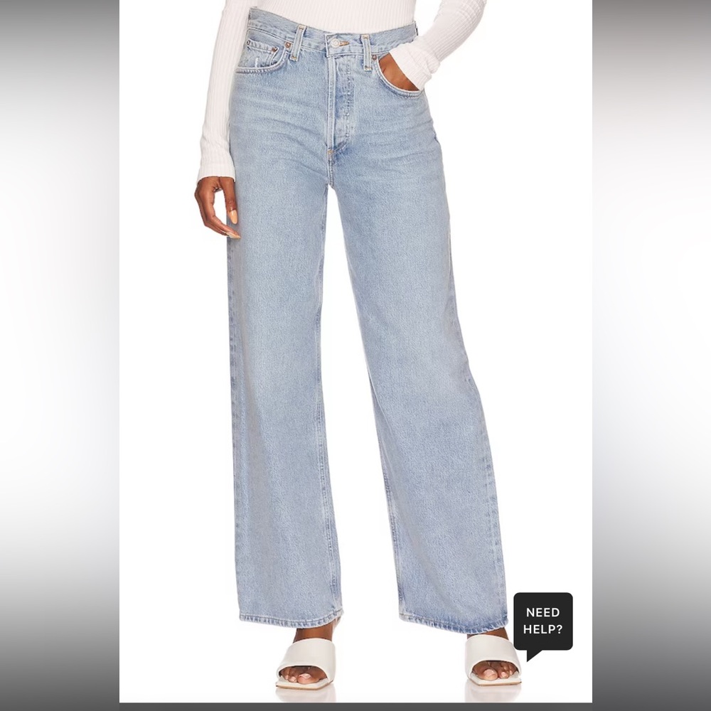 AGOLDE Low Rise Baggy jeans in Void